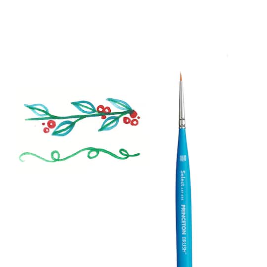12 Pack: Princeton™ Select Artiste™ Series 3750 Short Handle Mini Spotter Brush